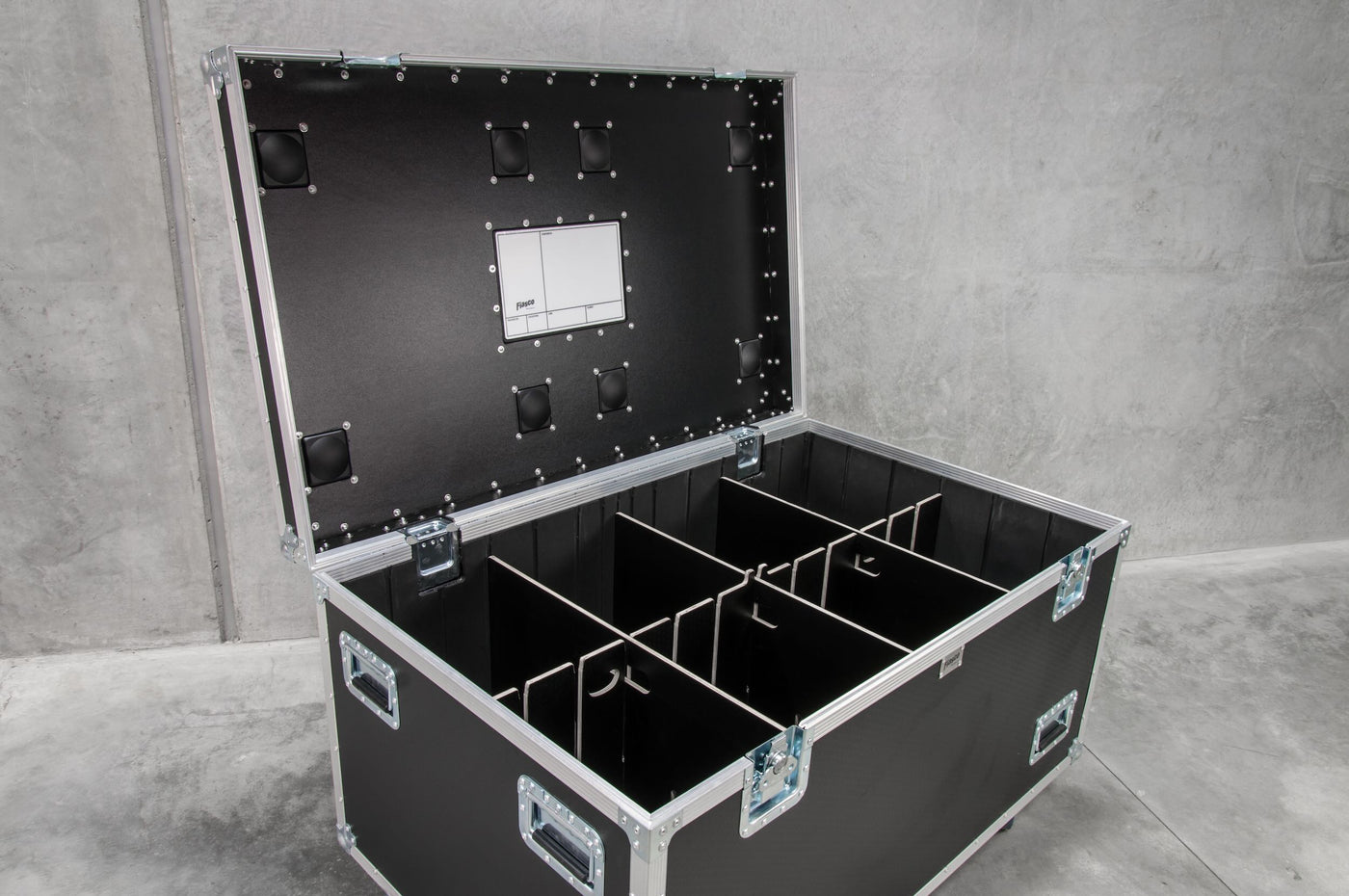12Eight Road Case with Divider Inserts