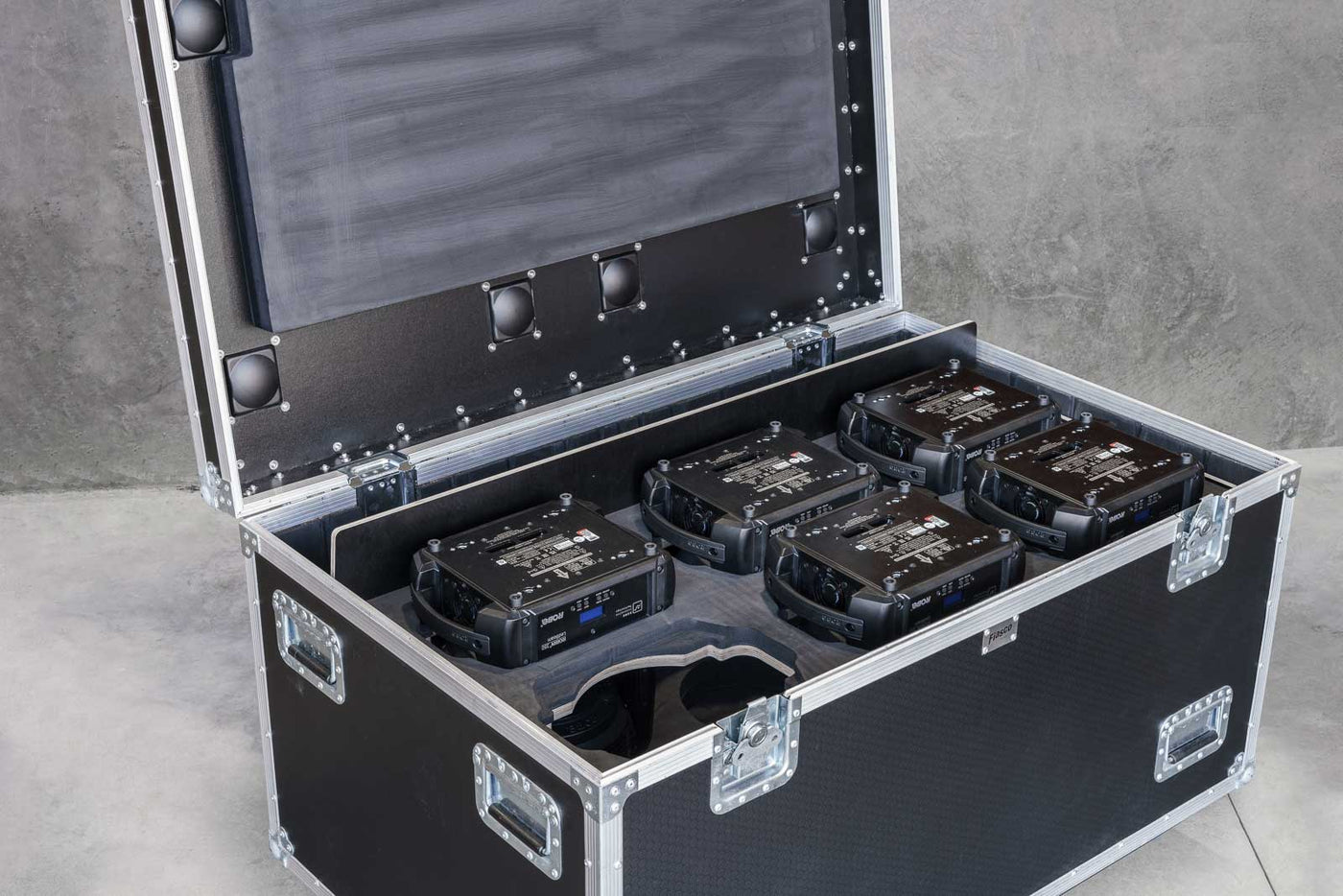 12EIGHT ROAD CASE WITH ROBE LED BEAM 350 LIGHTS INSERT