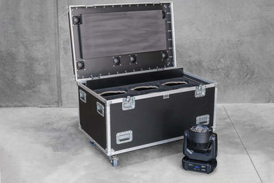 12EIGHT ROAD CASE OPEN WITH ROBE LED BEAM 350 INSERT