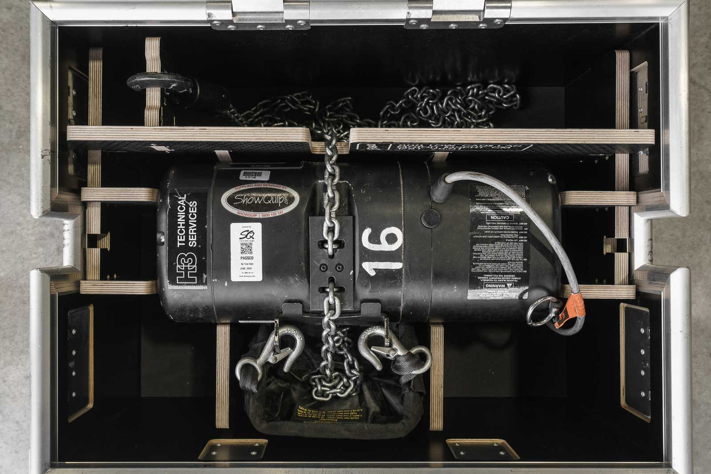 CM 1/2T Hoist in 800 Low Cadillac Case
