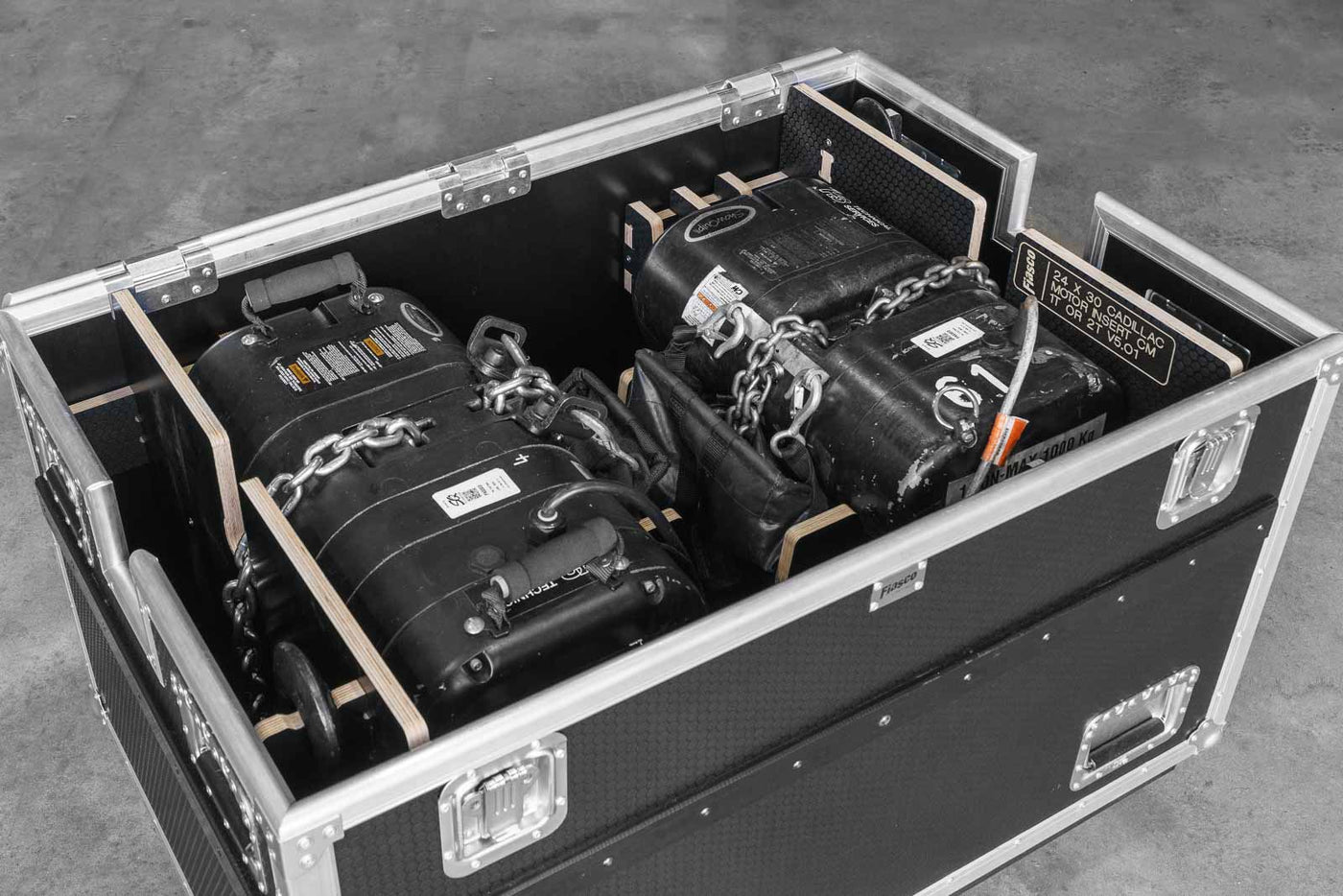 CM 1T & 2T Hoist 2-UP in 12Eight Cadillac Case