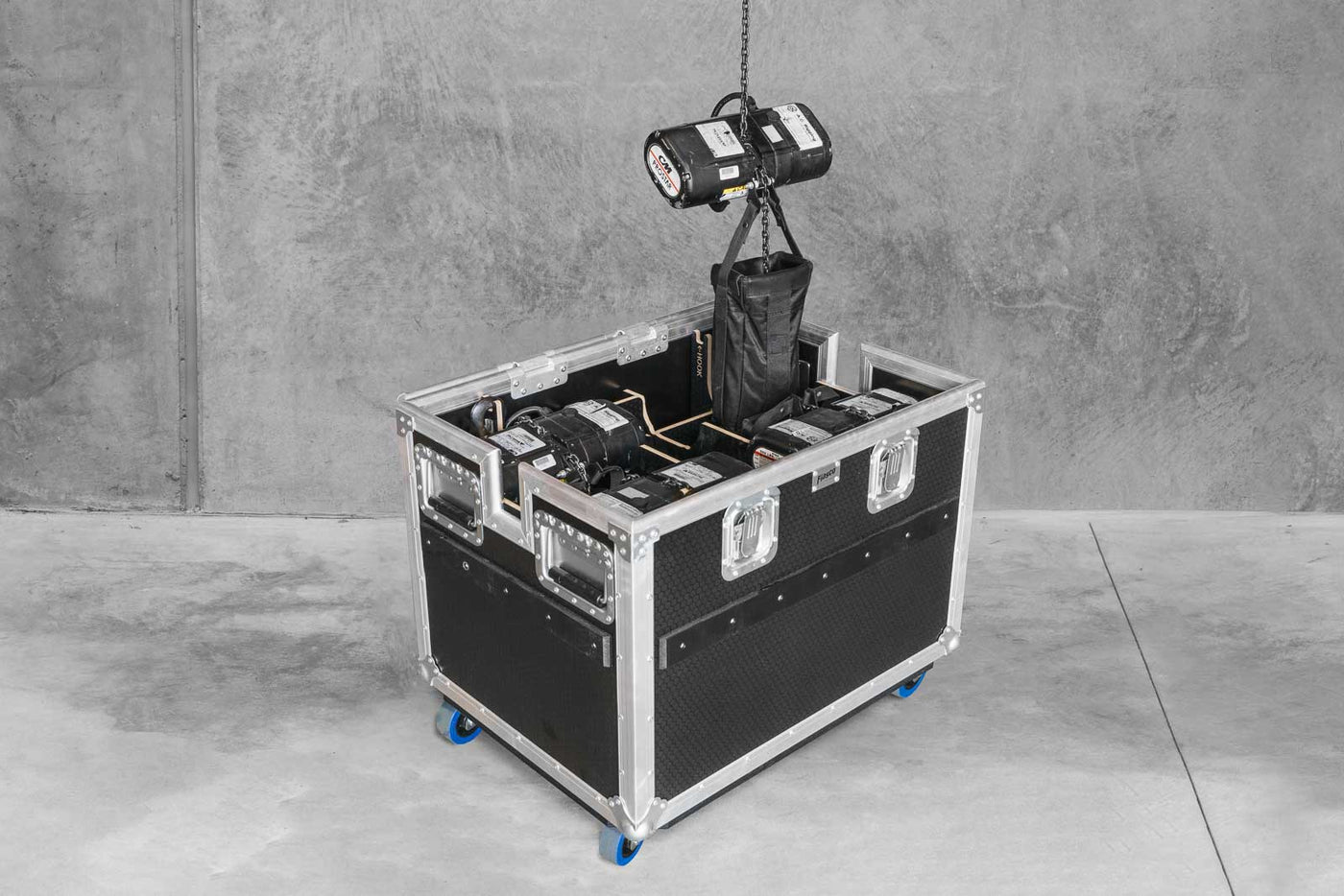 CM 1/4T Hoist in 800 Low Cadillac Case