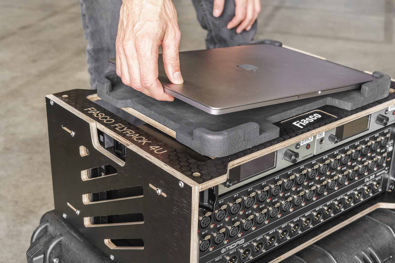 Temu 4u Flight Rack Fiasco Flyrack 4U - Wireless Rack, Tracks Rack, IO Rack for touring ...