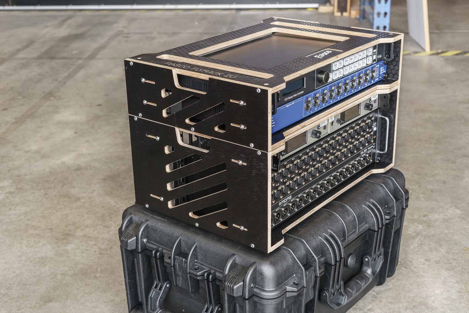 Docket Rack Fiasco Flyrack 2U - Wireless Rack, Tracks Rack, IO Rack for touring ...