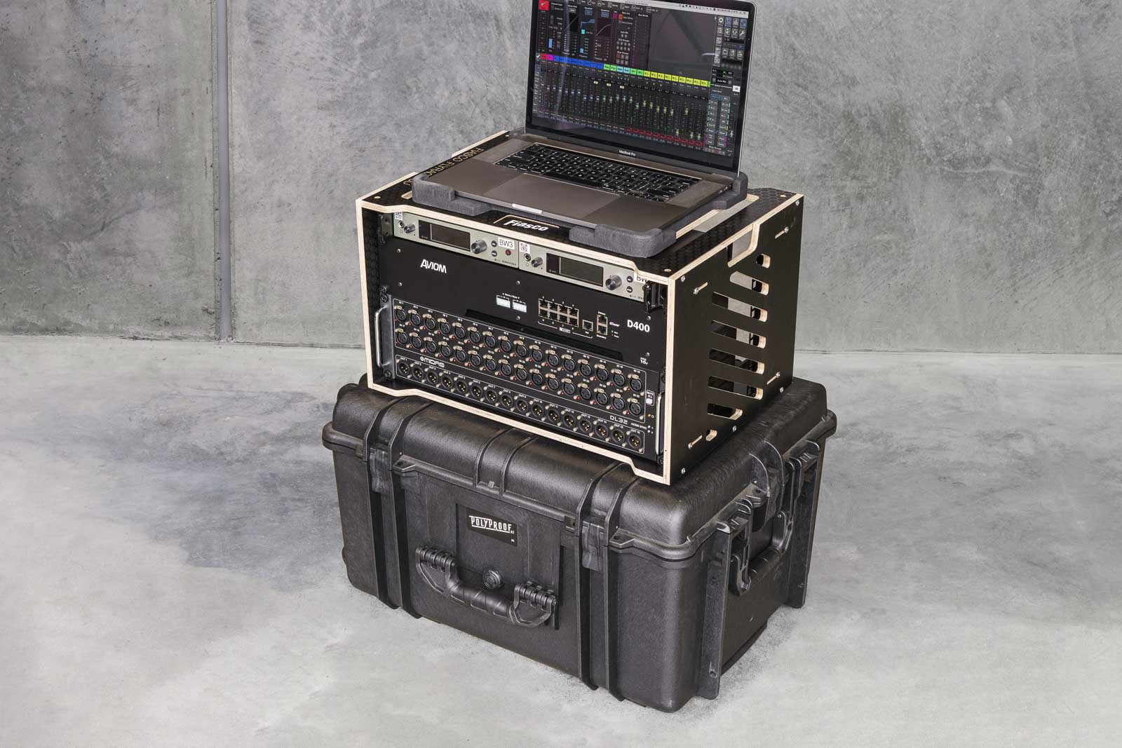 Fiasco Flyrack 6U - Wireless Rack, Tracks Rack, IO Rack for touring ...